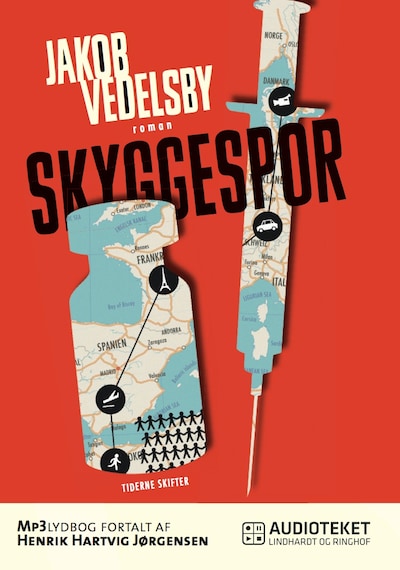 Skyggespor – omslag til lydbogen af Jakob Vedelsby