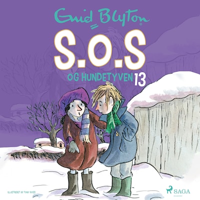 S.O.S og hundetyven (13) – omslag til lydbogen af Enid Blyton
