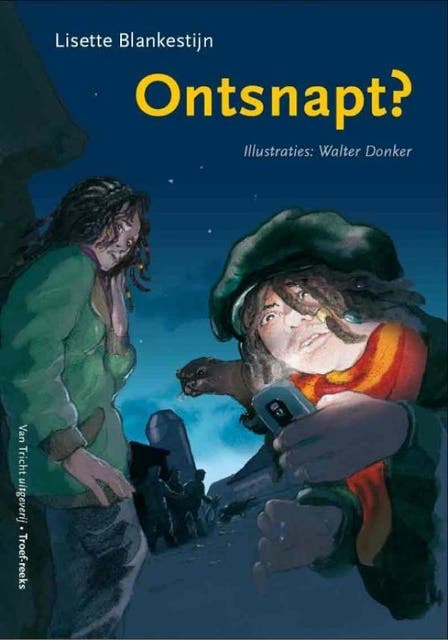Ontsnapt? – omslag van het luisterboek van Lisette Blankestijn