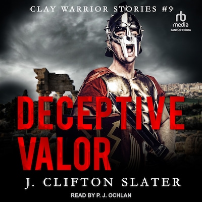Deceptive Valor – omslag til lydbogen af J. Clifton Slater