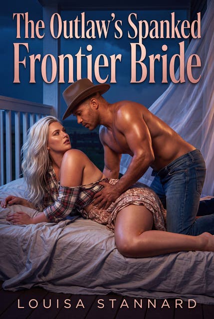 The Outlaw's Spanked Frontier Bride: Western Erotic Spanking Submission Romance – omslag til lydbogen af Louisa Stannard