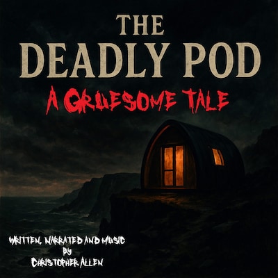 The Deadly Pod – omslag til lydbogen af AI Voice Christopher Allen
