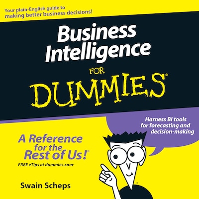 Business Intelligence For Dummies – omslag til lydbogen af Swain Scheps