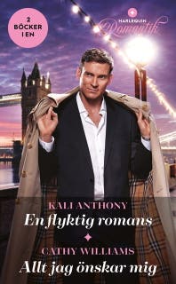 En flyktig romans / Allt jag önskar mig – omslag till ljudboken av Cathy Williams,Kali Anthony