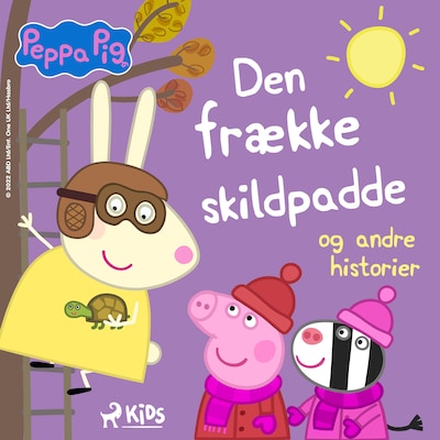 Gurli Gris – Den frække skildpadde og andre historier – omslag til lydbogen af Mark Baker, Neville Astley