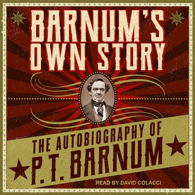 Barnum's Own Story – omslag til lydbogen af P.T. Barnum