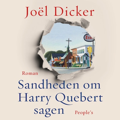 Sandheden om Harry Quebert-sagen – omslag til lydbogen af Joël Dicker
