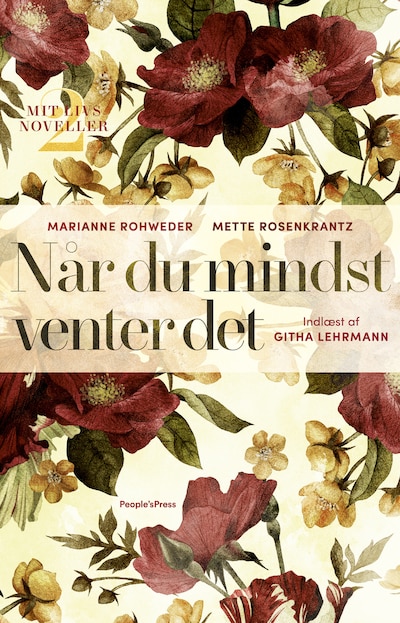 Når du mindst venter det – omslag til lydbogen af Mette Rosenkrantz Holst, Marianne Rohweder, Mette Rosenkrantz