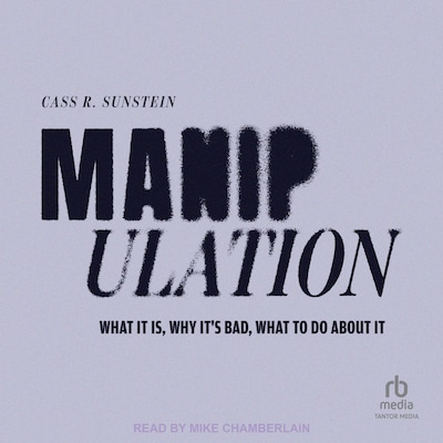 Manipulation – omslag til lydbogen af Cass R. Sunstein