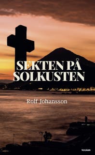 Sekten på solkusten – omslag till ljudboken av Rolf Johansson