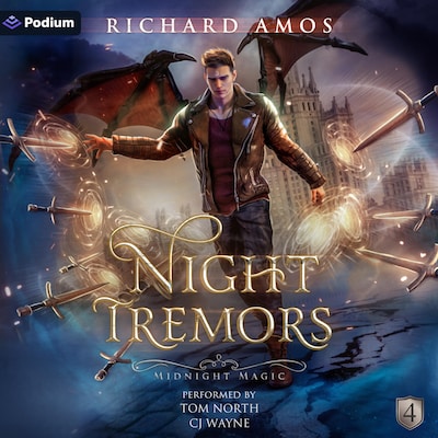 Night Tremors – omslag til lydbogen af Richard Amos