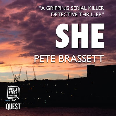 She – omslag til lydbogen af Pete Brassett