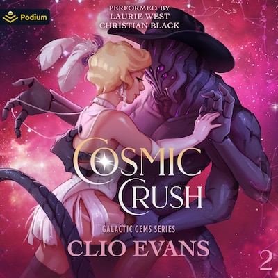 Cosmic Crush – omslag til lydbogen af Clio Evans