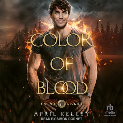 Color of Blood – omslag til lydbogen af April Kelley