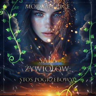 Sala żywiołów: Stos pogrzebowy (Sala żywiołów - Tom trzeci) – okładka audiobooka, autor Morgan Rice