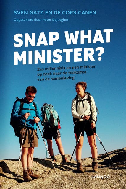 Snap What Minister? – omslag van het luisterboek van Sven Gatz