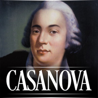 Casanova. Krótka historia słynnego uwodziciela – okładka audiobooka, autor Maciej Rajewski, dr Piotr Napierała