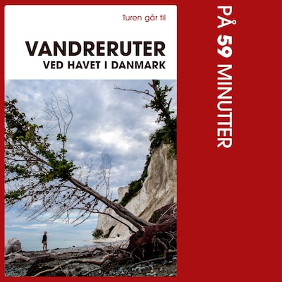Turen går til vandreruter ved havet i Danmark på 59 minutter – omslag til lydbogen af Gunhild Riske