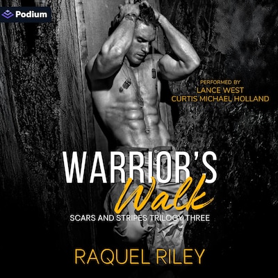 Warrior's Walk – omslag til lydbogen af Raquel Riley