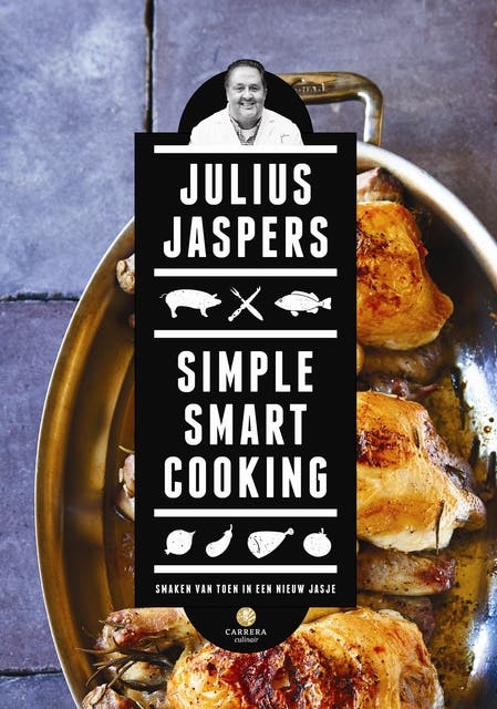 Simple Smart Cooking – omslag van het luisterboek van Julius Jaspers
