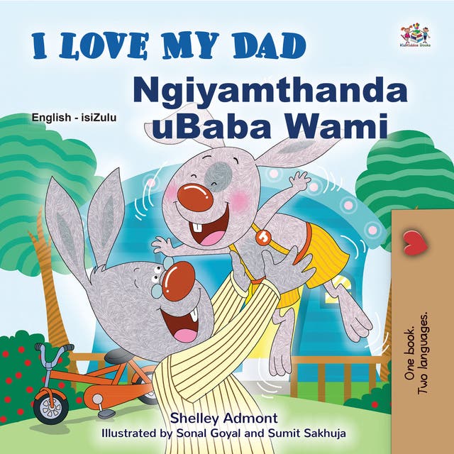 I Love My Dad Ngiyamthanda uBaba Wami – omslag til lydbogen af Shelley Admont