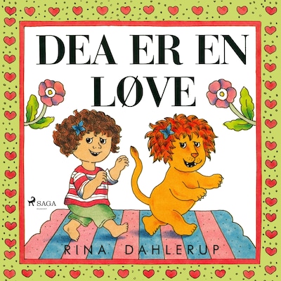 Dea er en løve – omslag til lydbogen af Rina Dahlerup