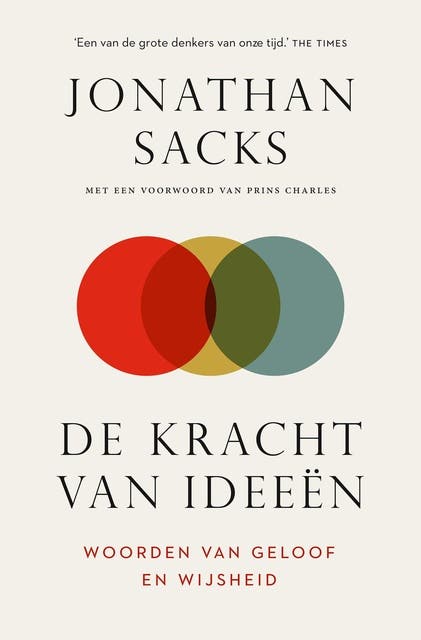 De kracht van ideeën – omslag van het luisterboek van Jonathan Sacks