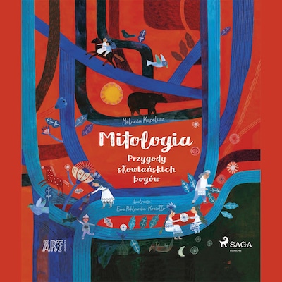 Mitologia - Przygody słowiańskich bogów – okładka audiobooka, autor Melania Kapelusz