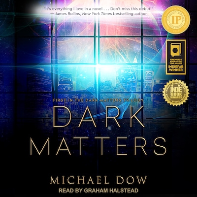 Dark Matters – omslag til lydbogen af Michael Dow