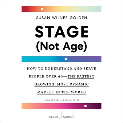 Stage (Not Age) – omslag til lydbogen af Susan Wilner Golden