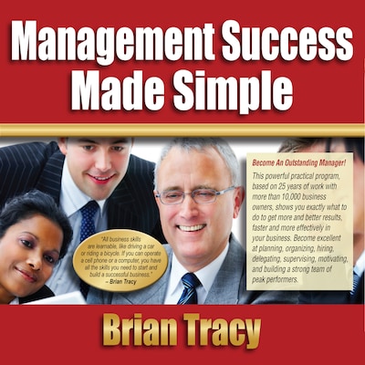 Management Success Made Simple – omslag til lydbogen af Brian Tracy