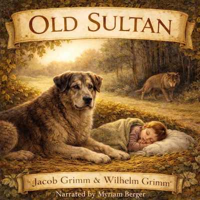 Old Sultan – omslag til lydbogen af Wilhelm Grimm, Jacob  Grimm