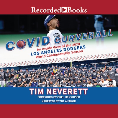 COVID Curveball – omslag van het luisterboek van Tim Neverett