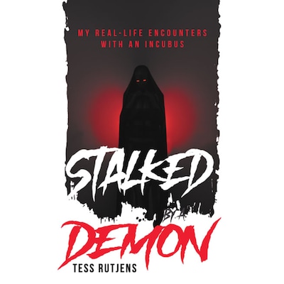Stalked By A Demon – omslag til lydbogen af Tess Rutjens