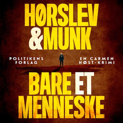 Bare et menneske – omslag til lydbogen af Lone Hørslev, Kaspar Munk