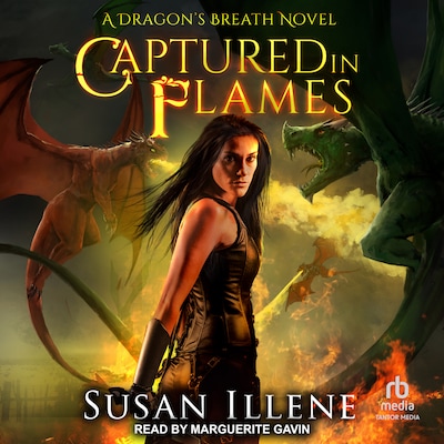 Captured in Flames – omslag til lydbogen af Susan Illene