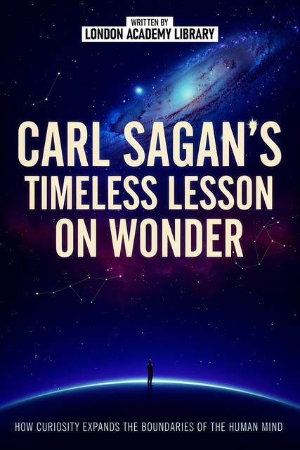 Carl Sagan's Timeless Lesson On Wonder: How Curiosity Expands The Boundaries Of The Human Mind – omslag til lydbogen af London Academy Library