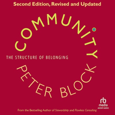 Community, 2nd Edition – omslag til lydbogen af Peter Block