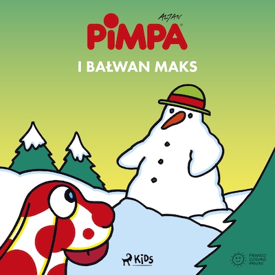 Pimpa i bałwan Maks – okładka audiobooka, autor Altan