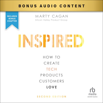 INSPIRED – omslag til lydbogen af Marty Cagan