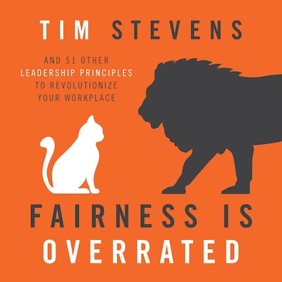 Fairness Is Overrated – omslag til lydbogen af Tim Stevens