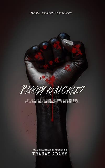 Bloody Knuckles – omslag til lydbogen af Tranay Adams