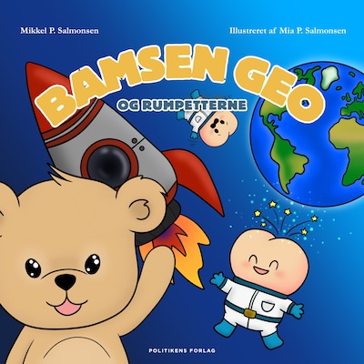 Bamsen Geo og Rumpetterne – omslag til lydbogen af Mikkel Palm Salmonsen
