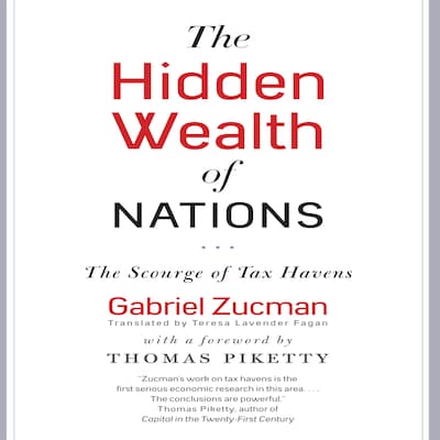 The Hidden Wealth Nations – omslag til lydbogen af Gabriel Zucman