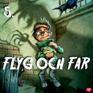 Flyg och far – omslag till ljudboken av Ewa Christina Johansson,Johan Egerkrans
