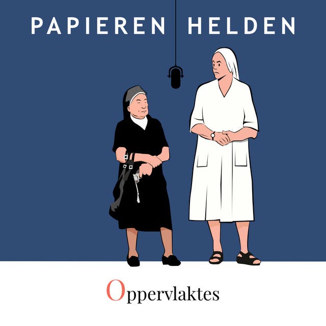 Oppervlaktes – omslag van het luisterboek van Caroline Ligthart,Christine Bax,Gijs Wilbrink,Ine Boermans,Leonieke Baerwaldt,Lies Gallez,Manik Sarkar