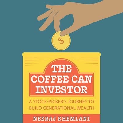 The Coffee Can Investor – omslag til lydbogen af Neeraj Khemlani