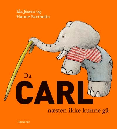 Da Carl næsten ikke kunne gå – omslag til lydbogen af Ida Jessen