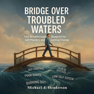Bridge Over Troubled Waters – omslag til lydbogen af Michael  J. Henderson