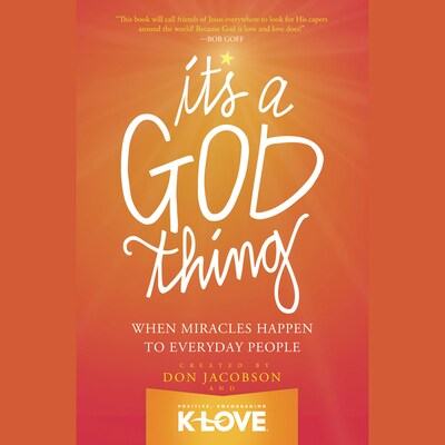It's A God Thing – omslag til lydbogen af Don Jacobson